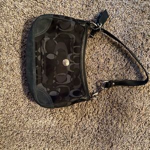 Black coach purse